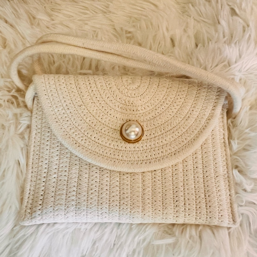 LF Crossbody Bag - White